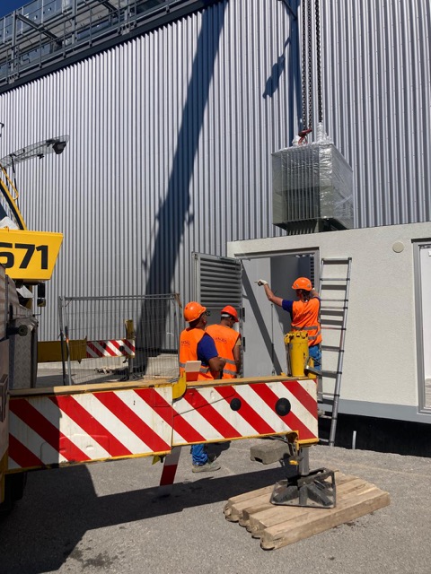 Instalace trafostanice